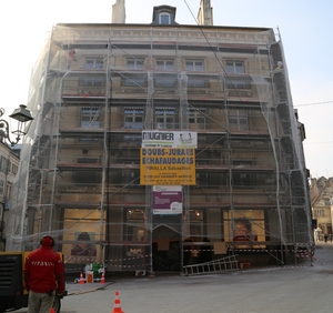 Rénovation d'une façade place du 8 mai